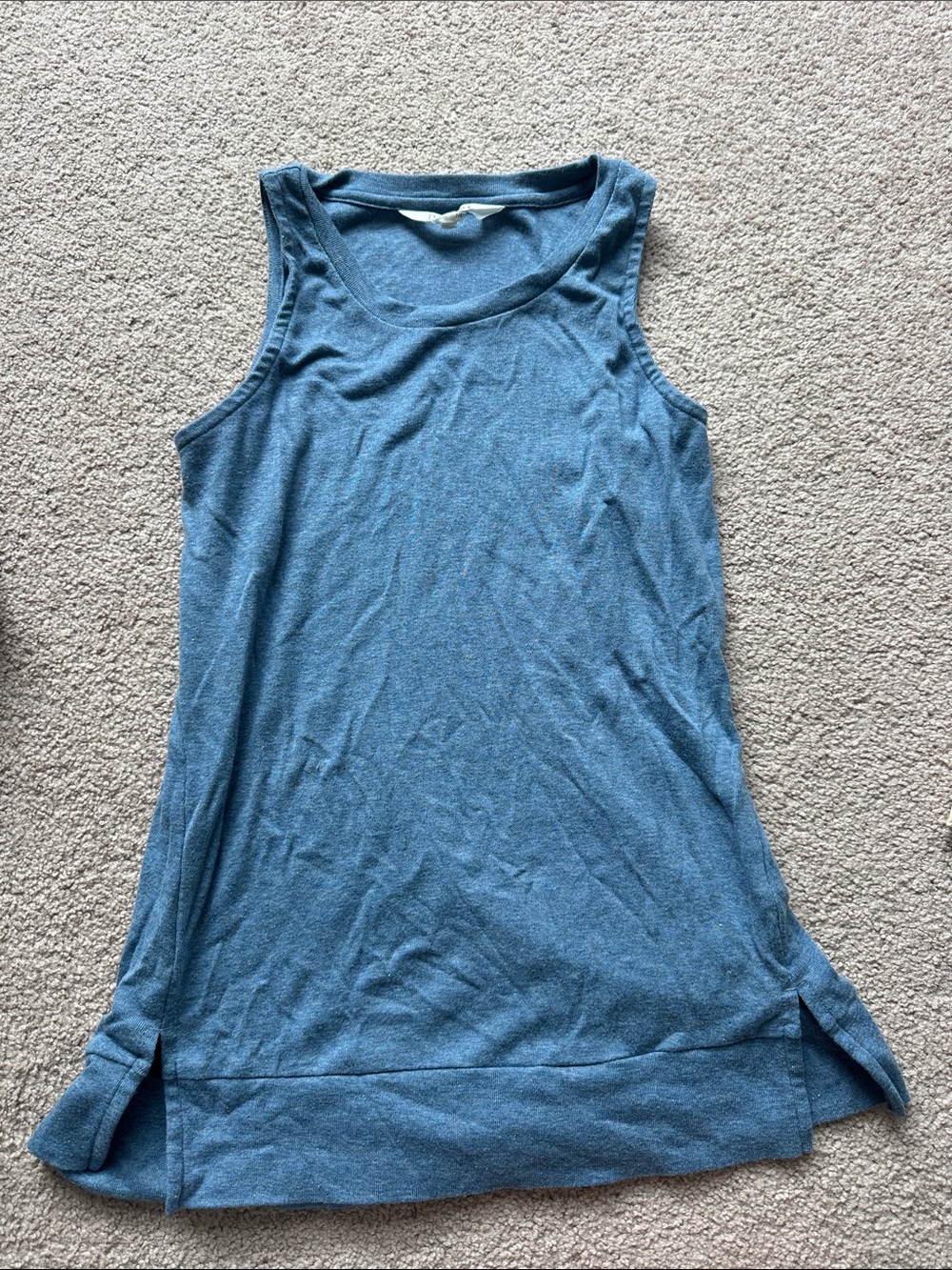 Danskin Blue Scoop Neck Tank Top